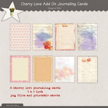 Cherry Love AddOn Journaling Cards